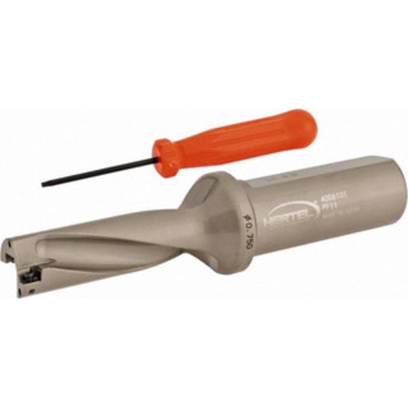 Hertel 2-1/4 Max Drill Depth, 3xD, 3/4 Diam, Indexable Insert Drill Drill Style HID, Takes 2 Inserts, 1 Shank Diam, Straight Shank 4006101 – 39269923