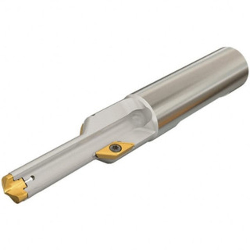 Iscar 0.445 to 0.472, 1.06 Max Depth, 5/8 Shank Diam, 3.78 OAL, Replaceable-Tip Drill Uses AOMT, IDI-SG, IDI-SK Inserts, DCT Toolholder, Series ChamDrill 3200991 – 09453309