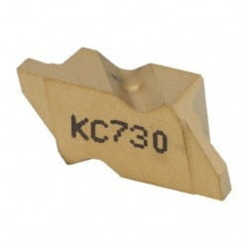 Kennametal NG2058R KC730 Carbide Grooving Insert TiN Finish, RH, 1.47mm Cutting Width, 1.27mm Max Depth, Series Top Notch 1113031 – 01346469