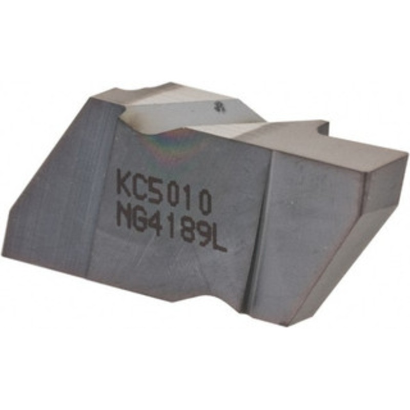 Kennametal NG4189L KC5010 Carbide Grooving Insert TiAlN Finish, LH, 4.8mm Cutting Width, 6.35mm Max Depth, Series Top Notch 2599497 – 02200111