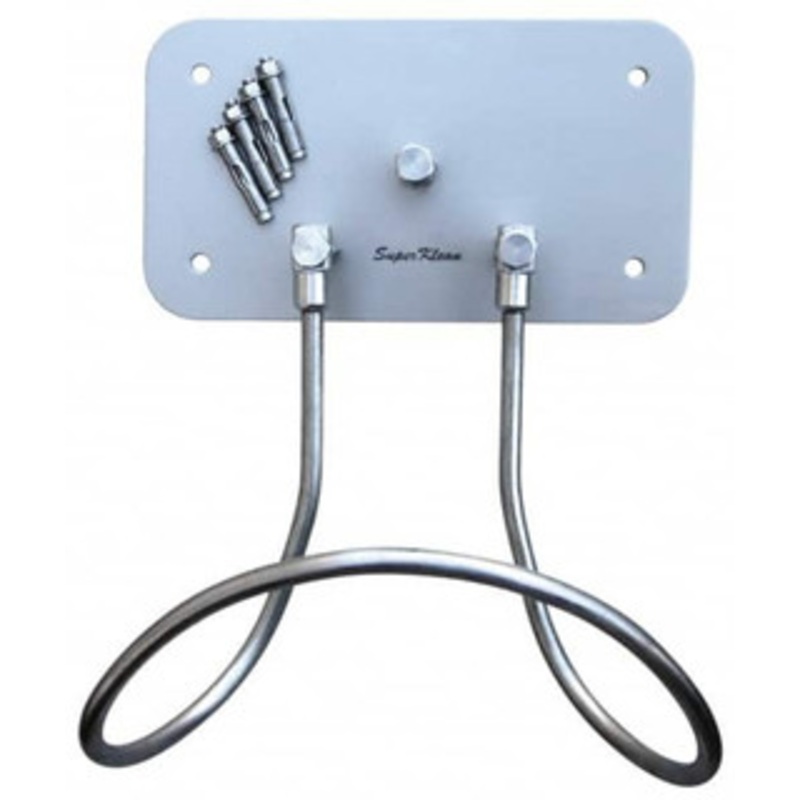 SuperKlean Air & Water Hose Rack Stainless Steel Plate, Bolts & Anchor Bolts 12-SS – 86161262