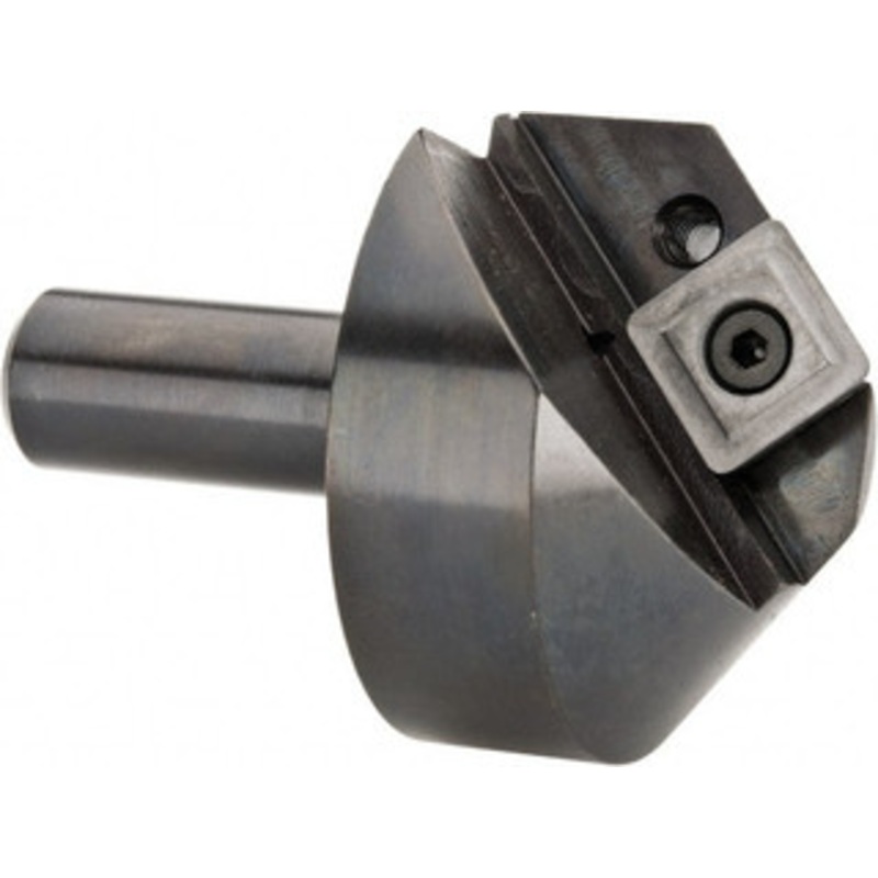 Cutting Tool Technologies 1.15 Max Diam, 1/2 Shank Diam, 1/4 LOC, 100 Included Angle, Indexable Countersink Uses 1 Square SPGH 433 Insert 1PC-020-C – 73156622