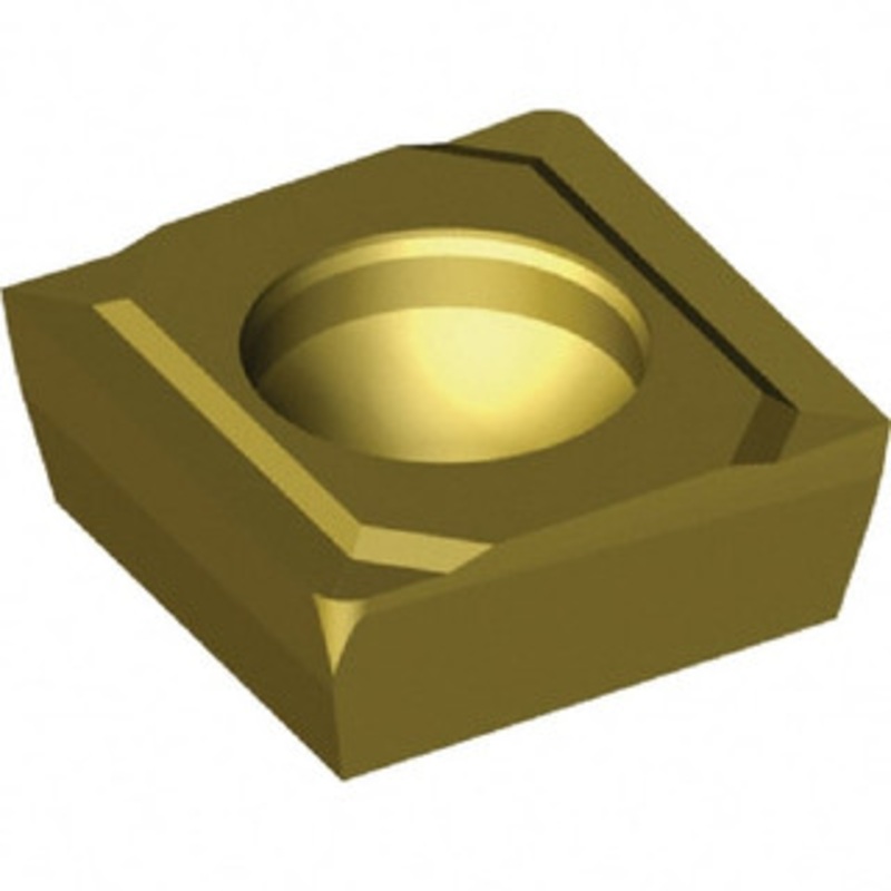 Kennametal SPHX060204R21 KCU40 Carbide Indexable Drill Insert TiN/TiAlN Finish, 6.35mm Inscribed Circle, 2.38mm Thick, 0.4mm Corner Radius, RH Cut, Square 5533649 – 42706622