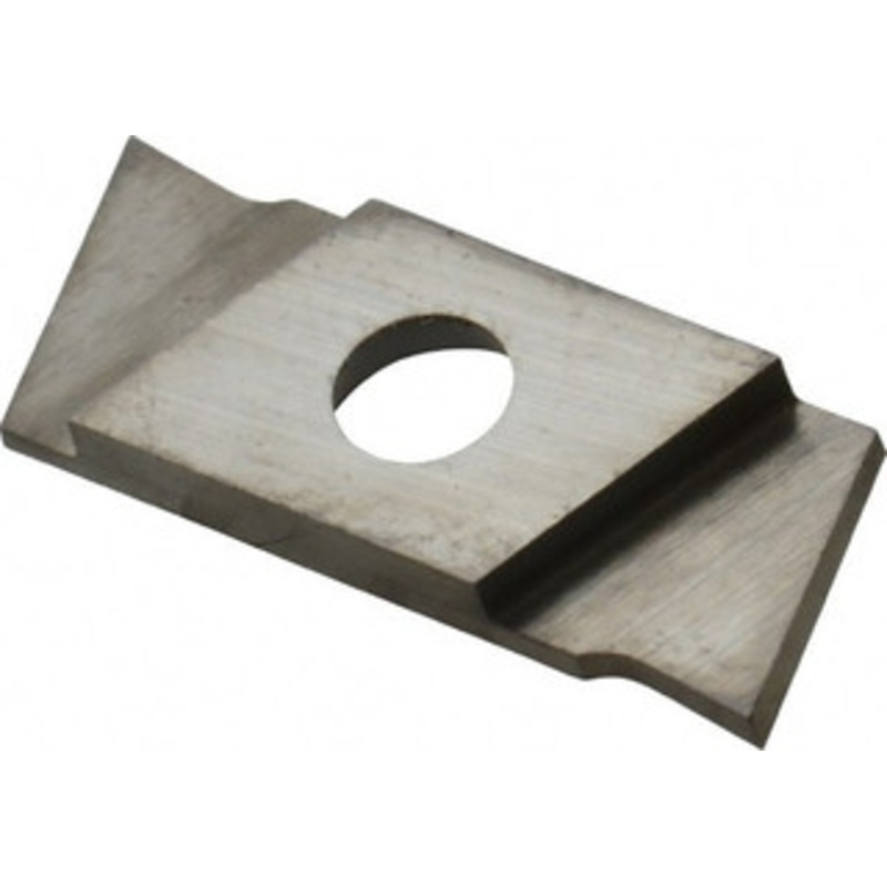 Nikcole GIE-7-GP-1.0 L-R C2 Carbide Cutoff Insert TiN Finish, 7 RH Lead Angle, LH Insert, 1mm Cutting Width, Series Nikcole GIE7GP1.0 L-RC2 – 78675402