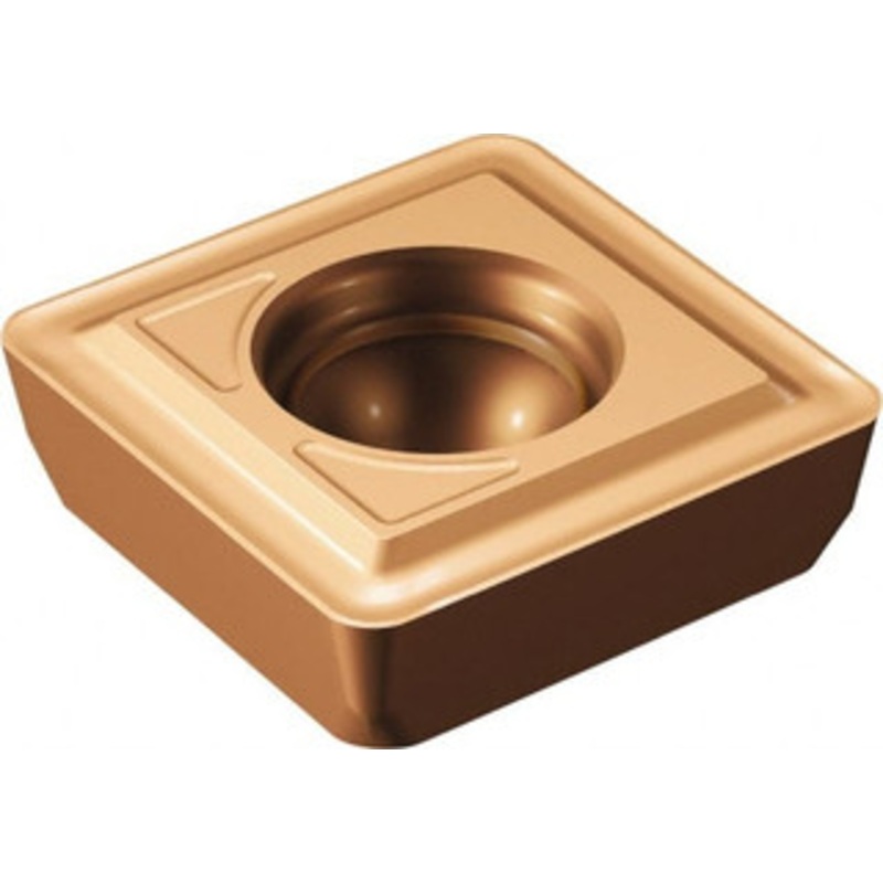 Sandvik Coromant 880-0303W06H-P-MS 2044 Carbide Indexable Drill Insert TiAlN/AlCr2O3 Finish, 6mm Inscribed Circle, 2.6mm Thick, 0.6mm Corner Radius, RH Cut, Square 5765609 – 36769313