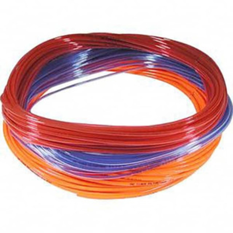 SMC Pneumatics Plastic, Rubber & Synthetic Tube, Inside Diameter (mm): 2.5000, Outside Diameter (mm): 4.0000, Wall Thickness (mm): 1.50, Material: Polyurethane, Maximum Working Pressure (psi): 116, Color: Red TU0425R-20 – 52672730