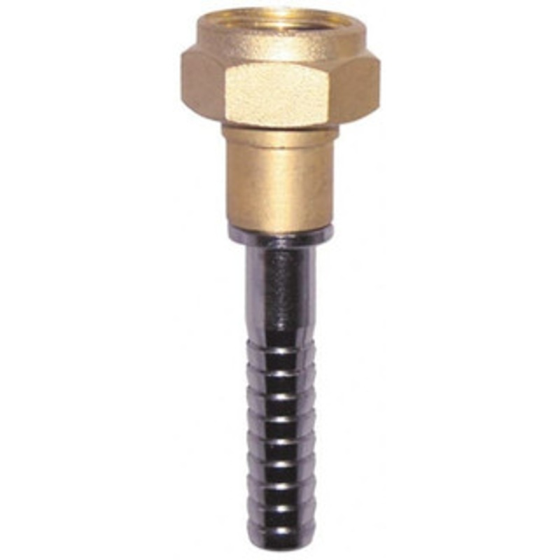 SuperKlean 3/4 FGHT x 1/2 Hose Barb, FGHT x Hose Barb Swivel Brass & Stainless Steel 8-FGHT1/2-B – 86160520