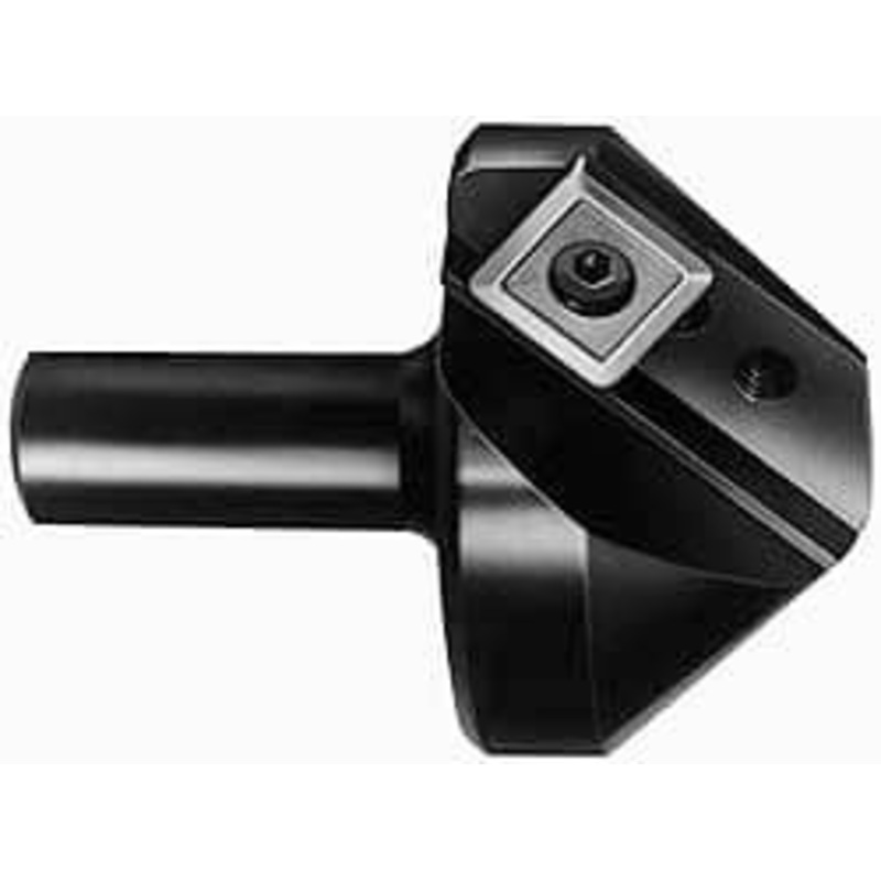Cutting Tool Technologies 1 Max Diam, 1/2 Shank Diam, 0.29 LOC, 90 Included Angle, Indexable Countersink Uses Square SNMG 432 Inserts 9NC-020-C – 73156473