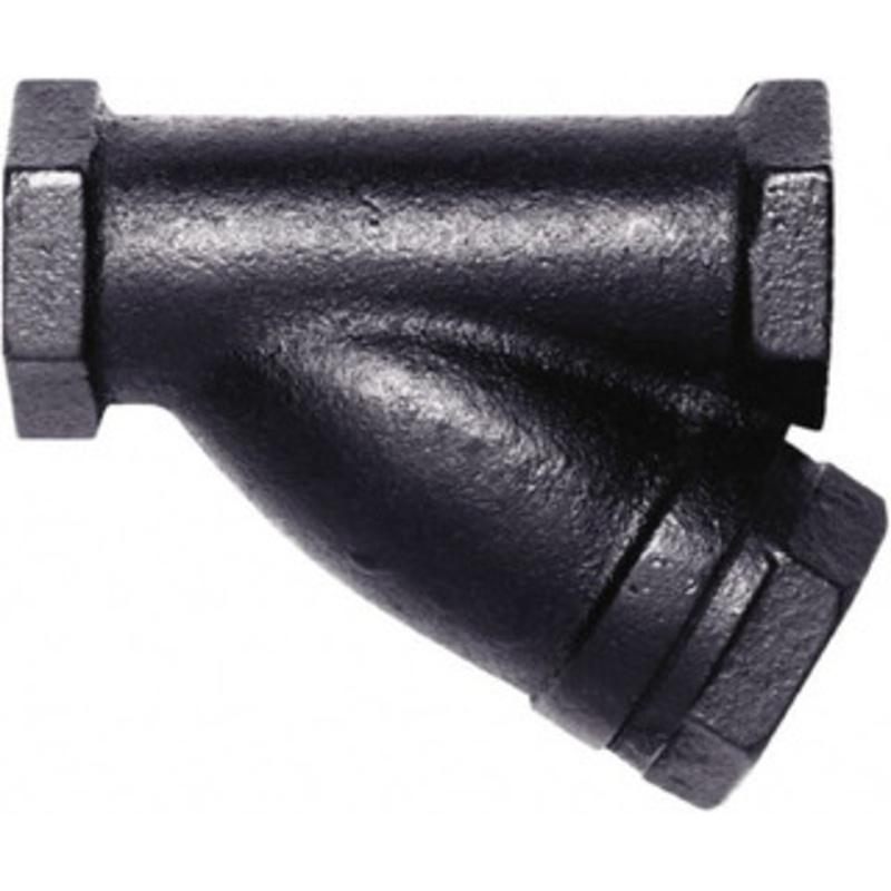Hoffman Specialty 1 Pipe, Female NPT Ends, Cast Iron Y-Strainer 250 psi Pressure Rating, 400 psi WOG Rating, 250 psi WSP Rating 405006 – 31790157