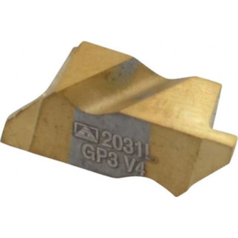 Tool-Flo FLG-2031L GP3 Carbide Grooving Insert TiN Finish, LH, 0.79mm Cutting Width, 1.27mm Max Depth, Series Flo-Lock 562631LJ5R – 75001636