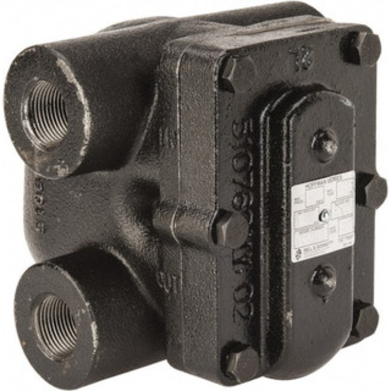 Hoffman Specialty 3/4 Female Pipe, Cast Iron Float & Thermostatic Steam Trap 75 Max psi 404204 – 07499734