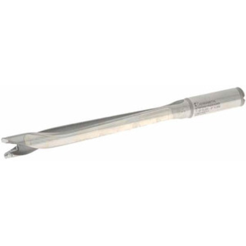 Kennametal 15 to 15.99mm, 8xD, 128mm Max Depth, 5/8 Shank Diam, 143.4mm Flute, 196.85mm OAL, Replaceable-Tip Drill Uses KTIP05938HP Inserts, Seat Size T, Series KenTIP 2542094 – 01243716