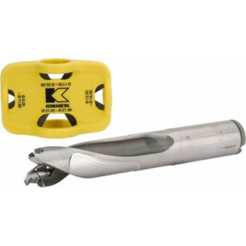Kennametal 22 to 23mm, 3xD, 2.72 Max Depth, 7/8 Shank Diam, 3.81 Flute, 6 OAL, Replaceable-Tip Drill Seat Size ZA, Series KenTIP 3789795 – 79177960