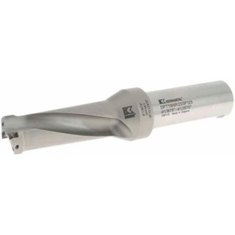 Kennametal 76.2mm Max Drill Depth, 2.5xD, 30.2mm Diam, Indexable Insert Drill Drill Style DFT, Takes 2 Inserts, 1-1/4 Shank Diam, Straight Shank 1528345 – 01246735