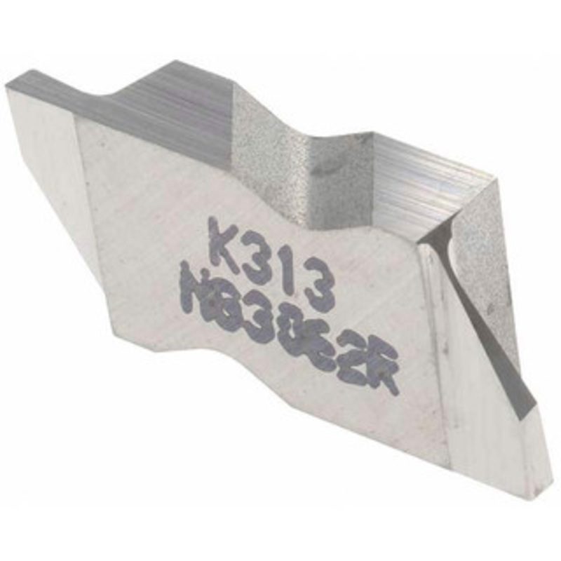 Kennametal NG3062R K313 Carbide Grooving Insert Uncoated, RH, 1.58mm Cutting Width, 2.39mm Max Depth, Series Top Notch 1113254 – 01773613