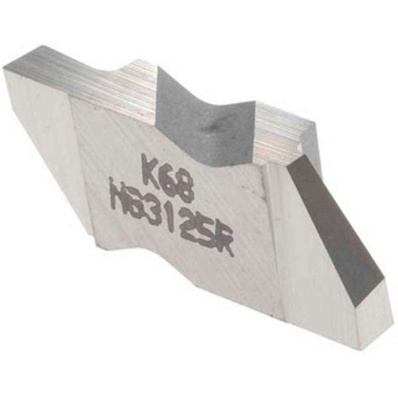 Kennametal NG3125R K68 Carbide Grooving Insert Uncoated, RH, 3.18mm Cutting Width, 3.81mm Max Depth, Series Top Notch 1113578 – 01869510