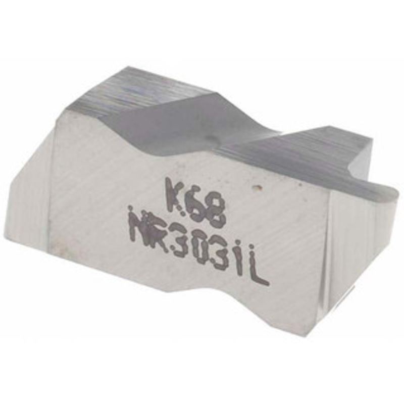 Kennametal NR3031L K68 Carbide Grooving Insert Uncoated, LH, 1.58mm Cutting Width, 2.39mm Max Depth, Series Top Notch 1113531 – 01869296