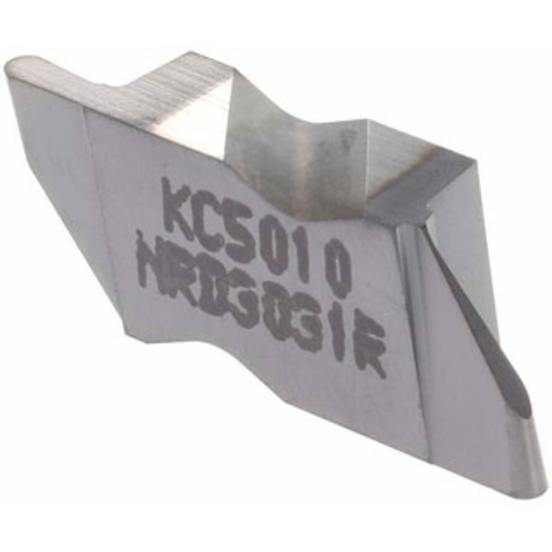 Kennametal NRD3031R KC5010 Carbide Grooving Insert TiAlN Finish, RH, 1.58mm Cutting Width, 3.18mm Max Depth, Series Top Notch 1818860 – 00499319