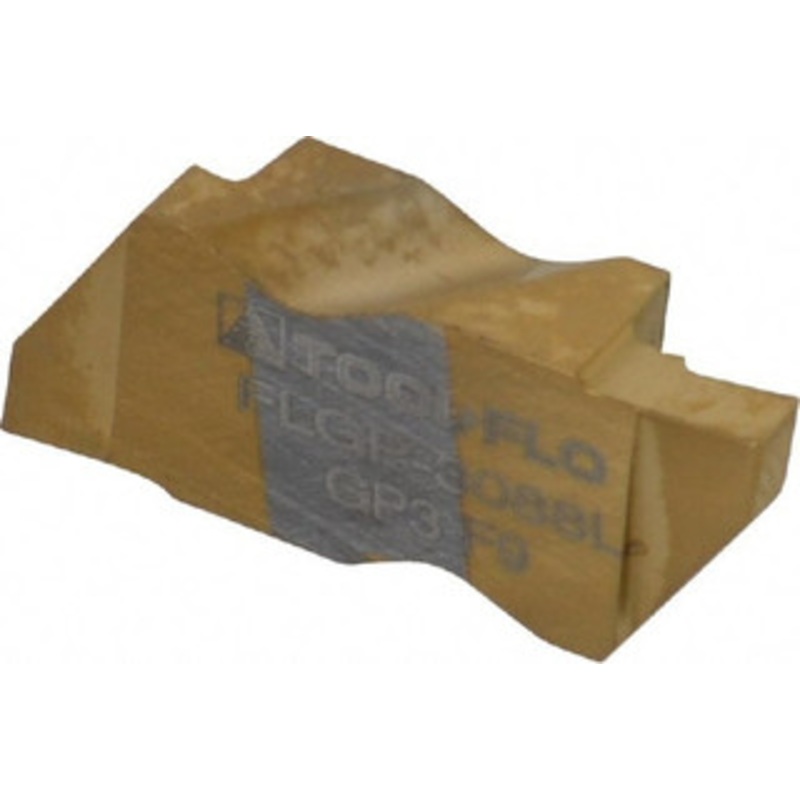 Tool-Flo FLGP-3088L GP3 Carbide Grooving Insert TiN Finish, LH, 2.24mm Cutting Width, 4.57mm Max Depth, Series Flo-Lock 573488LJ5R – 75565176