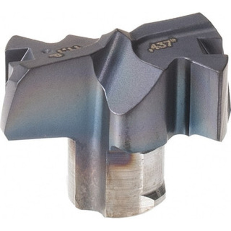 Iscar FCP0437 IC908 Carbide Replaceable Tip Drill TiAlN/TiN Finish, 11.1mm Diam, 4.6mm High, Series FCP 5567737 – 42890376