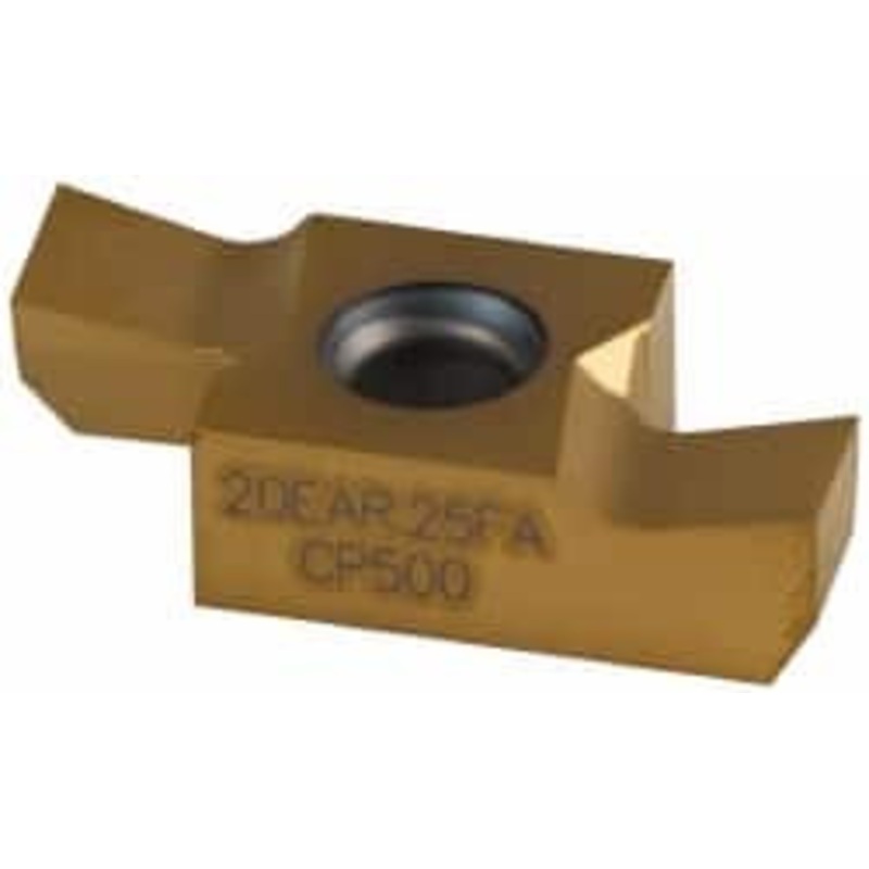 Seco Tools 20EAR.25FACP500 Carbide Grooving Insert TiAlN/TiN Finish, RH, 1/4 Cutting Width, 1/4 Max Depth, Series Snap Tap 00077928 – 04024527