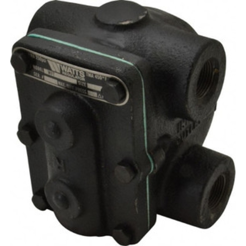 Watts 4 Port, 3/4 Pipe, Cast Iron Float & Thermostatic Steam Trap 15 Max psi 0037100 – 00418723