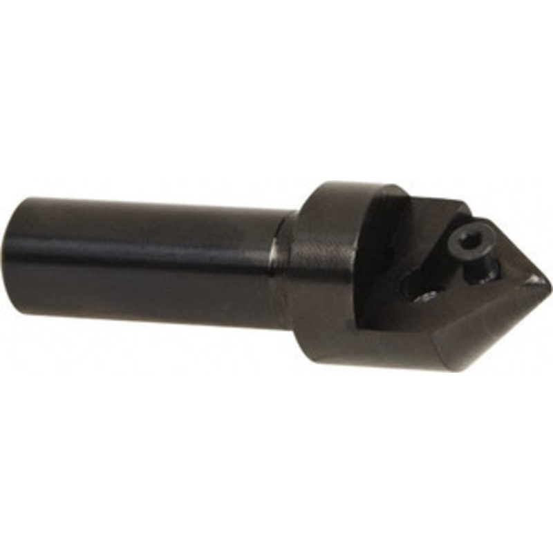 Cutting Tool Technologies 0.82 Max Diam, 1/2 Shank Diam, 0.33 LOC, 82 Included Angle, Indexable Countersink Uses 1 Triangle TNMG 322 Insert 8NC-010-C – 73156432