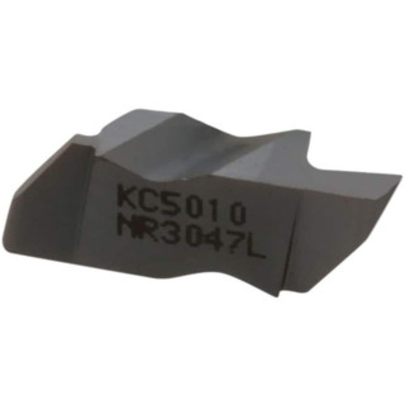 Kennametal NR3047L KC5010 Carbide Grooving Insert TiAlN Finish, LH, 2.39mm Cutting Width, 3.81mm Max Depth, Series Top Notch 2599507 – 02611390