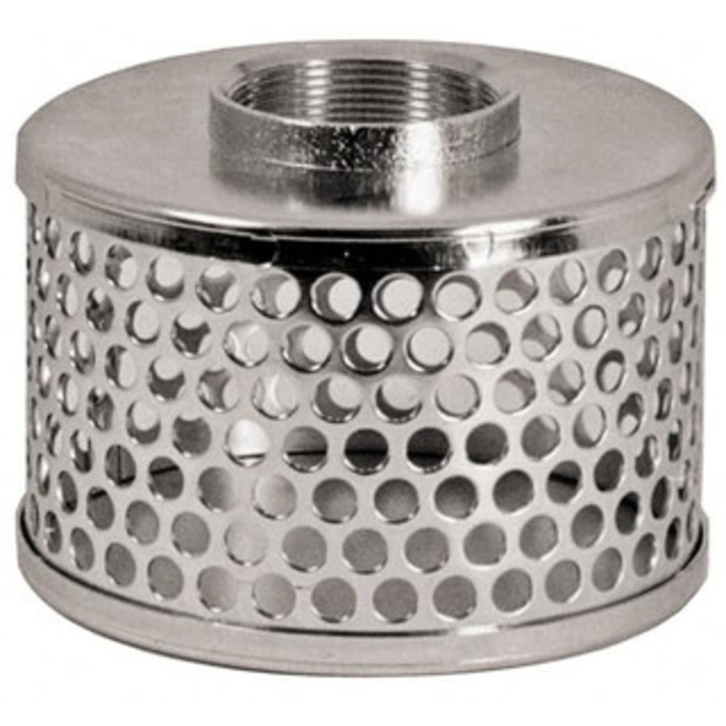 Kuriyama of America 8 Hose, Round Hole Strainer Plated Steel RHS800 – 48497077