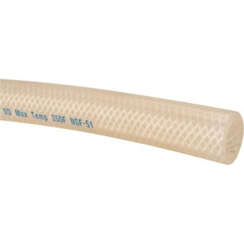 NewAge Industries 1/2 ID x 0.8 OD, Cut to Length (100 ft. Standard Length) Silicone Tube Natural, 141 Max psi, 60 Shore A Hardness 2900457-100 – 48461354