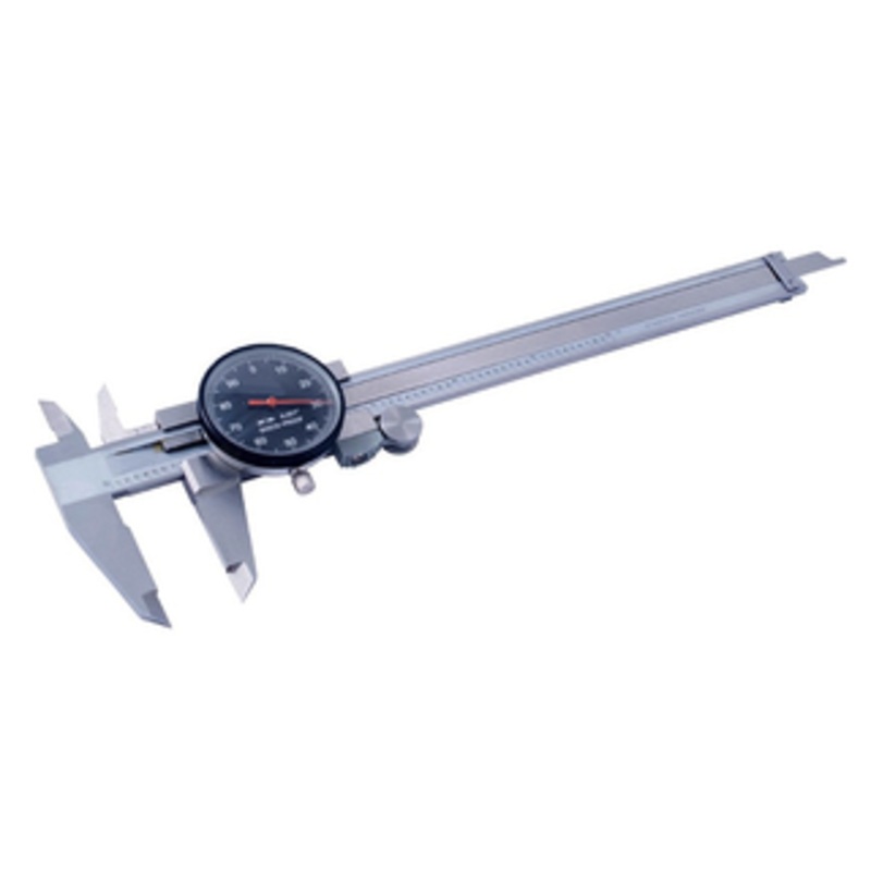 Precise 6 Range Economy Dial Caliper with Black Face, .001 Accuracy – 4100-0201