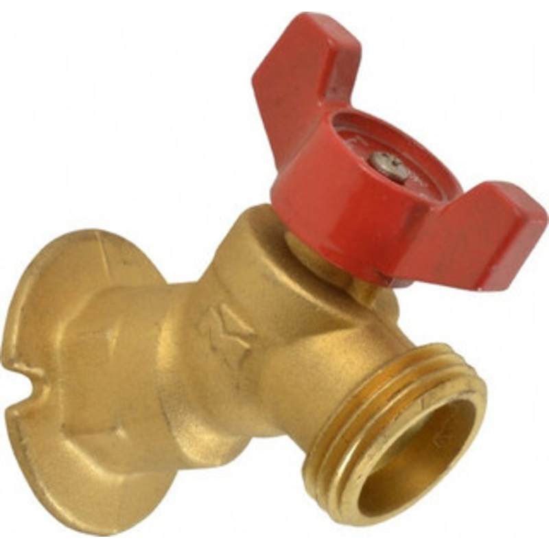 B&K Mueller 1/2 Pipe, Brass Sillcock Tee Handle, FNPT x GHT End Connections, 125 psi WOG Rating 108-053HN – 65177487