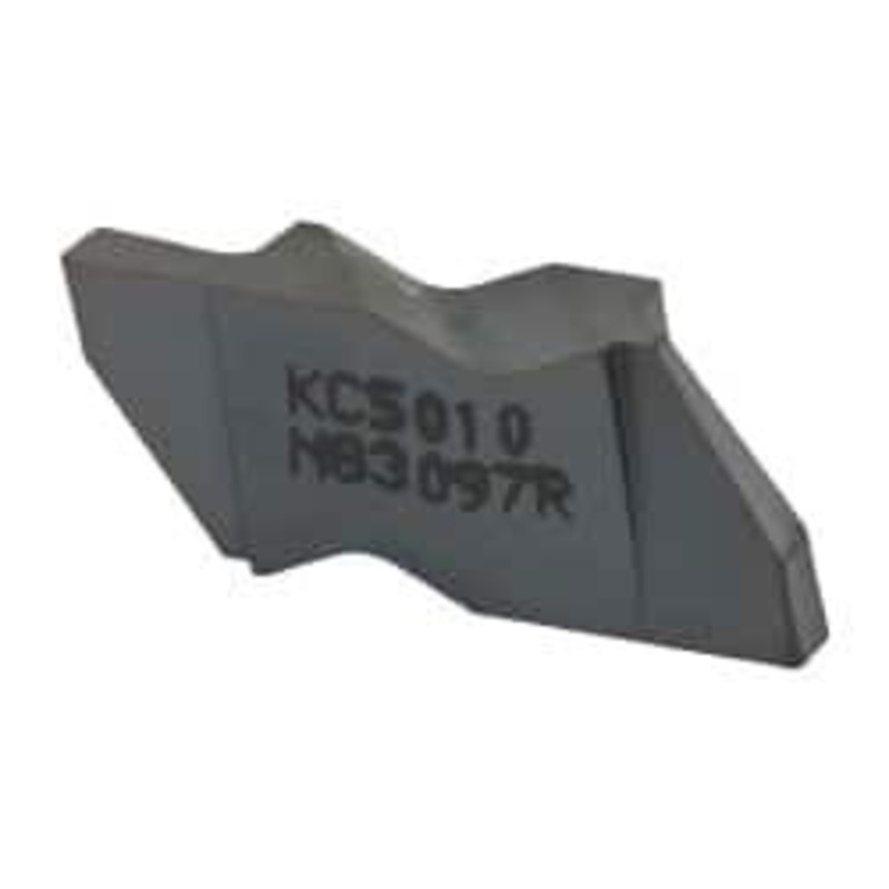 Kennametal NG3097R KC5010 Carbide Grooving Insert TiAlN Finish, RH, 2.46mm Cutting Width, 3.81mm Max Depth, Series Top Notch 2598804 – 02199875