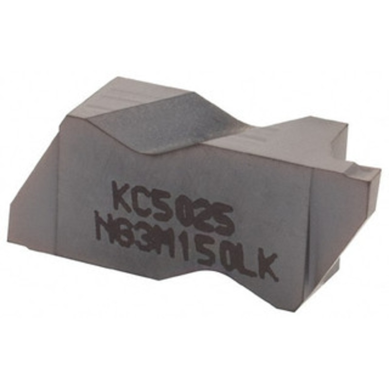 Kennametal NG3M150LK KC5025 Carbide Grooving Insert TiAlN Finish, LH, 1.5mm Cutting Width, 2.39mm Max Depth, Series Top Notch 1817627 – 02732618