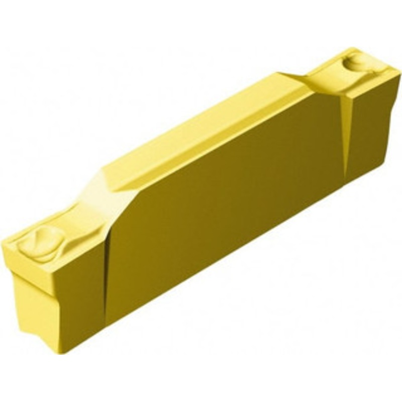 Sandvik Coromant N123K206350008-GF 1005 Carbide Grooving Insert TiAlN/TiN Finish, Neutral, 1/4 Cutting Width, 24.1mm Max Depth, Series CoroCut 1-2 5737050 – 52079605