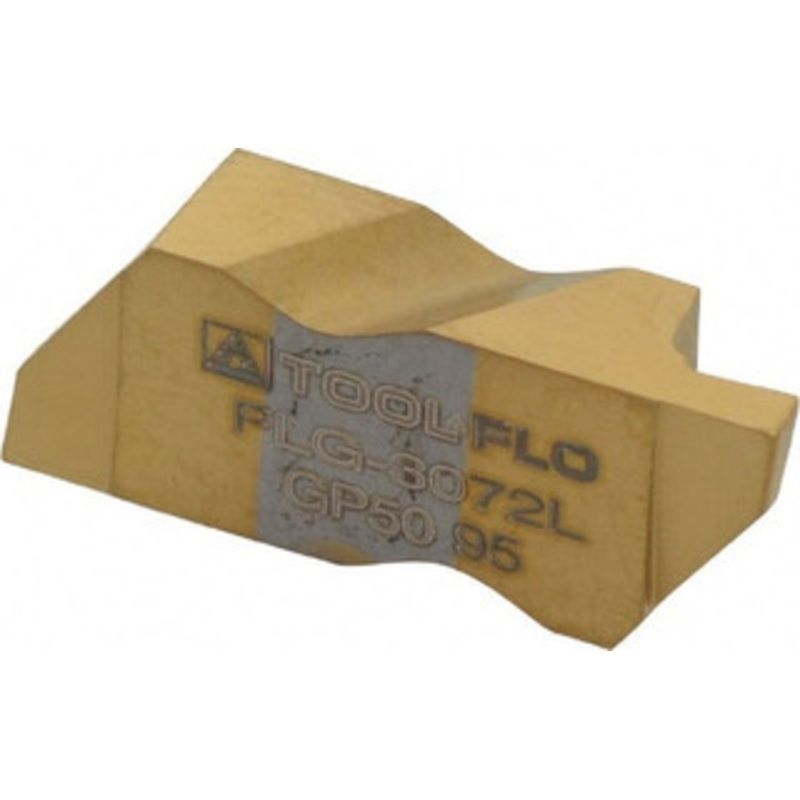 Tool-Flo FLG-3072L GP50 Carbide Grooving Insert TiN Finish, LH, 1.83mm Cutting Width, 3.05mm Max Depth, Series Flo-Lock 563672LN4C – 75002246