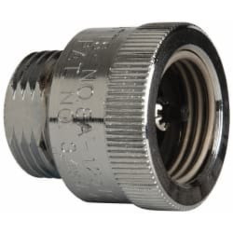 Watts 125 Max psi, Chrome Plated Brass, Hose Connection Vacuum Breaker EPDM Seal, Stainless Steel Spring, FIP X Hose End Connections 0063055 – 03998028
