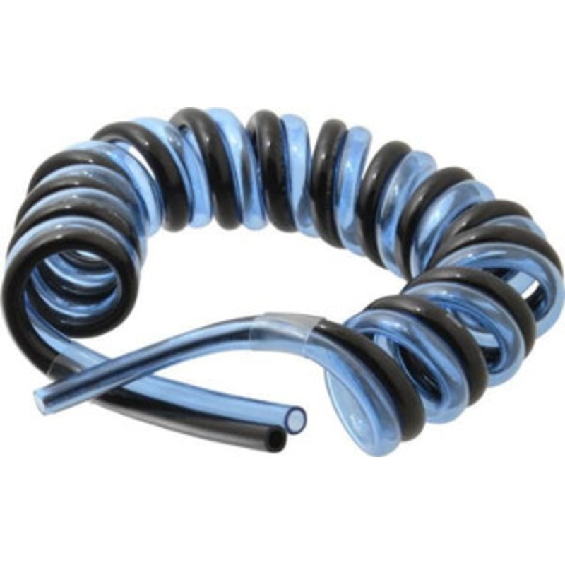 Advanced Technology Products 1/4 ID x 3/8 OD, 5/8 Wall Thickness, Polyurethane Tube Black & Clear Blue, 140 Max psi, 98 Shore A Hardness 2MPS-38-15-01 – 93694172