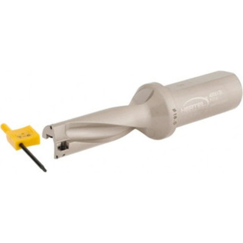 Hertel 2-1/8 Max Drill Depth, 3xD, 0.7086614 Diam, Indexable Insert Drill Drill Style HID, Takes 2 Inserts, 63/64 Shank Diam, Straight Shank 4006135 – 39270111