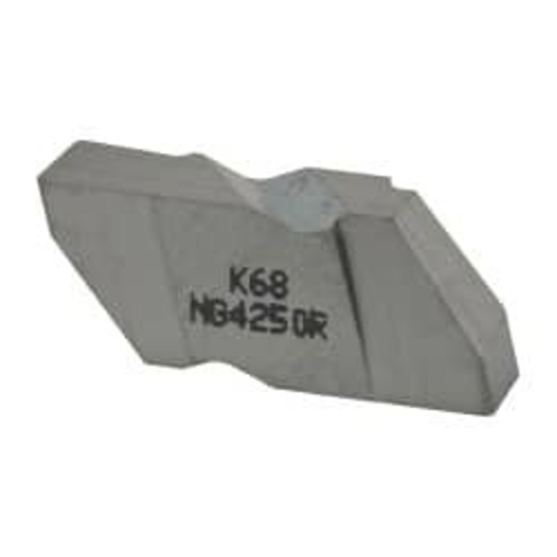 Kennametal NG4250R K68 Carbide Grooving Insert Uncoated, RH, 6.35mm Cutting Width, 6.35mm Max Depth, Series Top Notch 1113611 – 01869767