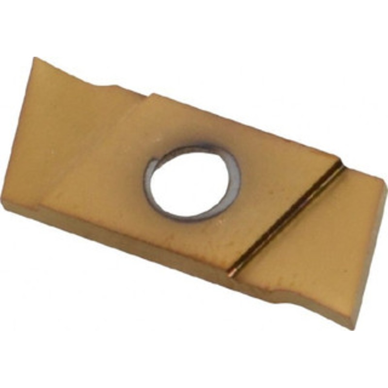 Nikcole GIE 7 GP 1.5 L N GOLD Carbide Cutoff Insert TiN Finish, 0 Neutral Lead Angle, LH Insert, 1.5mm Cutting Width, Series Nikcole GIE7GP1.5LNGOLD – 78675956