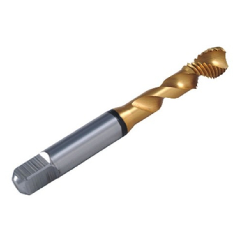 Precise Metric 35 Spiral Flute TiN Coated Bottom Tap, M10-1.25 Size, D5 Limit – 1011-7759