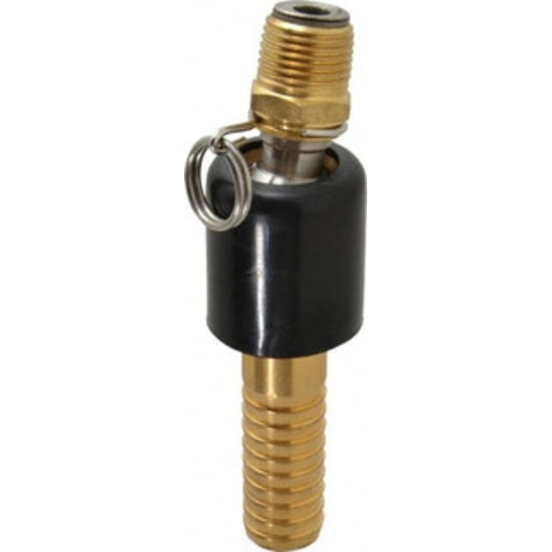 SuperKlean 1/2 NPT x 3/4 Hose Barb, Ball Type Swivel Hose Adapter Brass & Stainless Steel 8-B3/4-B – 86160488