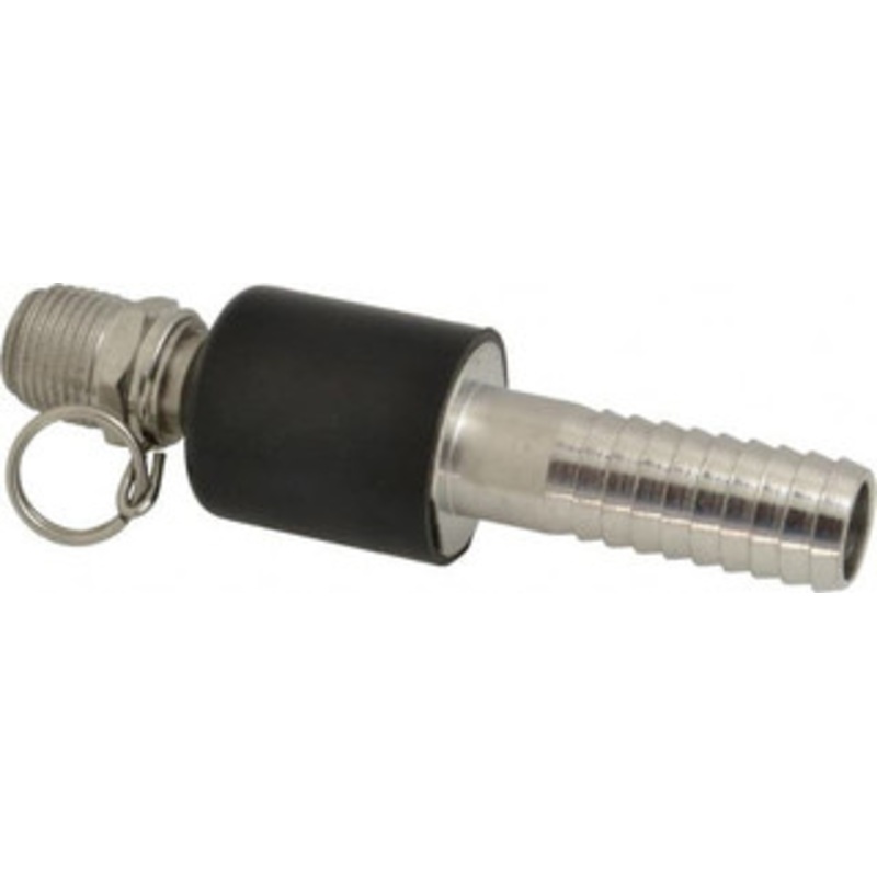 SuperKlean NPT x 3/4 Hose Barb, Ball Type Swivel Hose Adapter Stainless Steel 8-B3/4-S – 86160496
