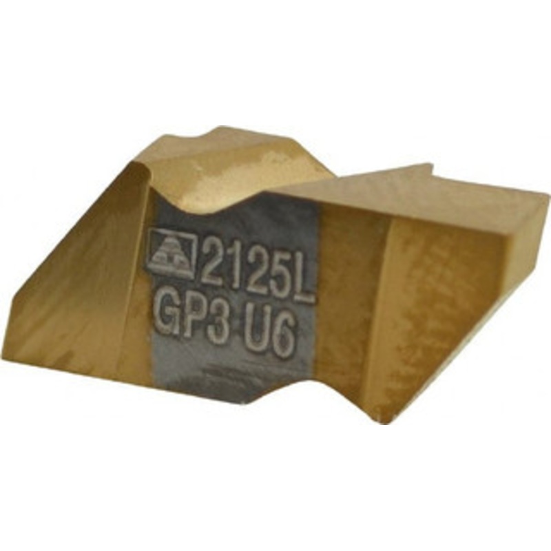 Tool-Flo FLG-2125L GP3 Carbide Grooving Insert TiN Finish, LH, 3.18mm Cutting Width, 2.79mm Max Depth, Series Flo-Lock 562825LJ5R – 75001990