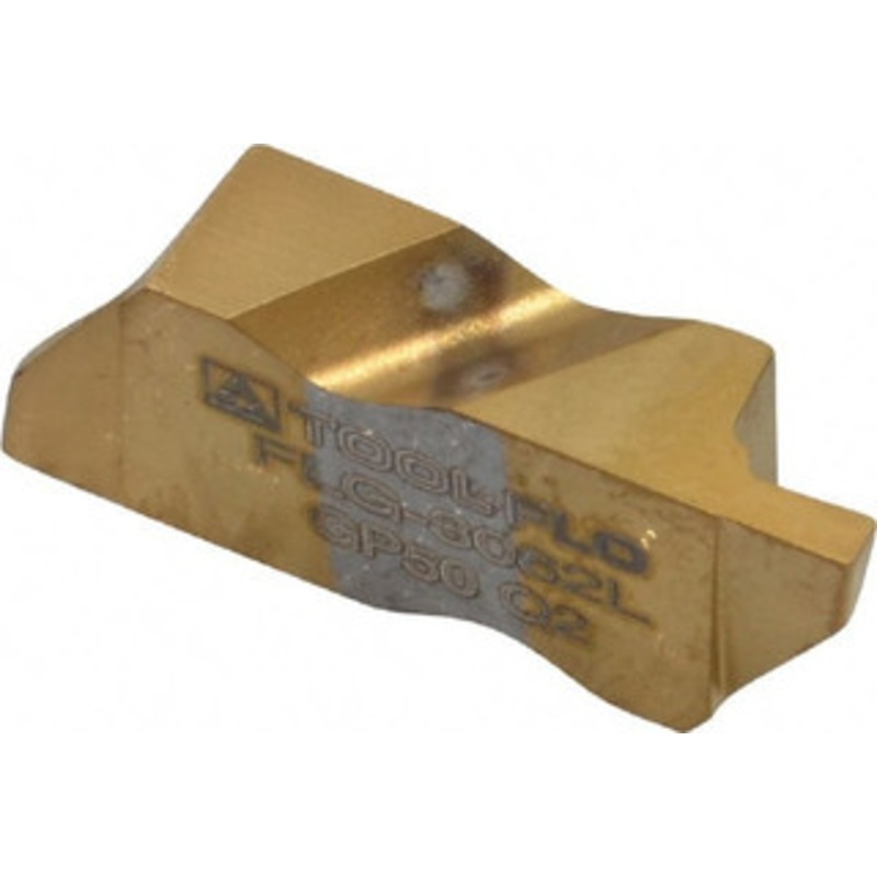 Tool-Flo FLG-3062L GP50 Carbide Grooving Insert TiN Finish, LH, 1.57mm Cutting Width, 3.05mm Max Depth, Series Flo-Lock 563662LN4C – 65355356
