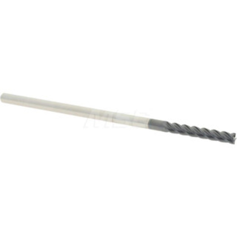 Accupro 1/8, 3/4 LOC, 1/8 Shank Diam, 3 OAL, 4 Flute, Solid Carbide Square End Mill Single End, AlTiN Finish, Spiral Flute, 40 Helix, Centercutting, Right Hand Cut, Right Hand Flute 12183449 – 87829735