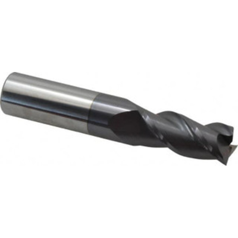 Accupro 11/16, 1-1/2 LOC, 3/4 Shank Diam, 4 OAL, 3 Flute, Solid Carbide Square End Mill Single End, AlTiN Finish, Spiral Flute, 40 Helix, Centercutting, Right Hand Cut, Right Hand Flute 12182120 – 82419391