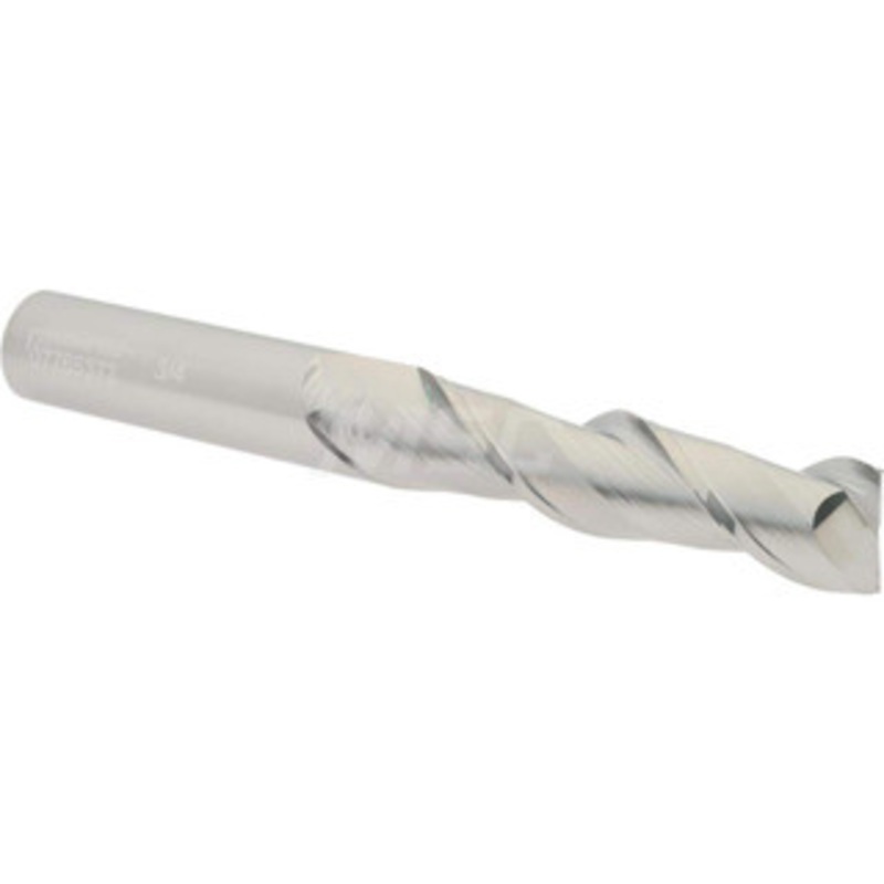 Accupro 3/4, 3 LOC, 3/4 Shank Diam, 6 OAL, 2 Flute, Solid Carbide Square End Mill Single End, Uncoated, Spiral Flute, 40 Helix, Centercutting, Right Hand Cut, Right Hand Flute 12181770 – 07765373