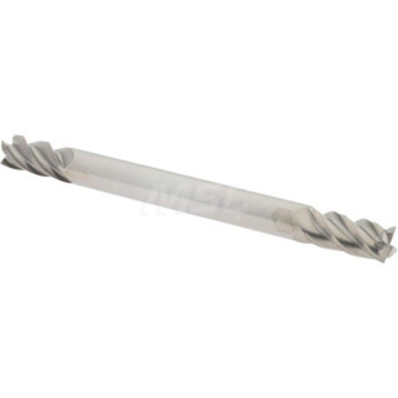 Accupro 4mm, 8mm LOC, 4mm Shank Diam, 50mm OAL, 4 Flute, Solid Carbide Square End Mill Double End, Uncoated, Spiral Flute, 40 Helix, Centercutting, Right Hand Cut, Right Hand Flute 12185188 – 62002746